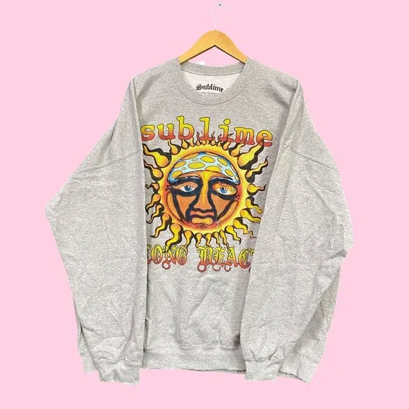Sublime 40oz to Freedom Rock Band Oversized Crewneck Sweater L/XL - Picture 1 of 4